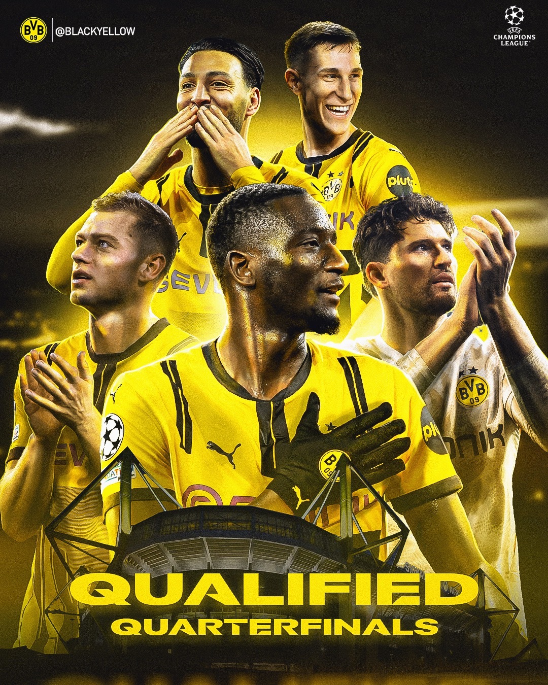 摩纳哥险胜多特蒙德，晋级欧冠