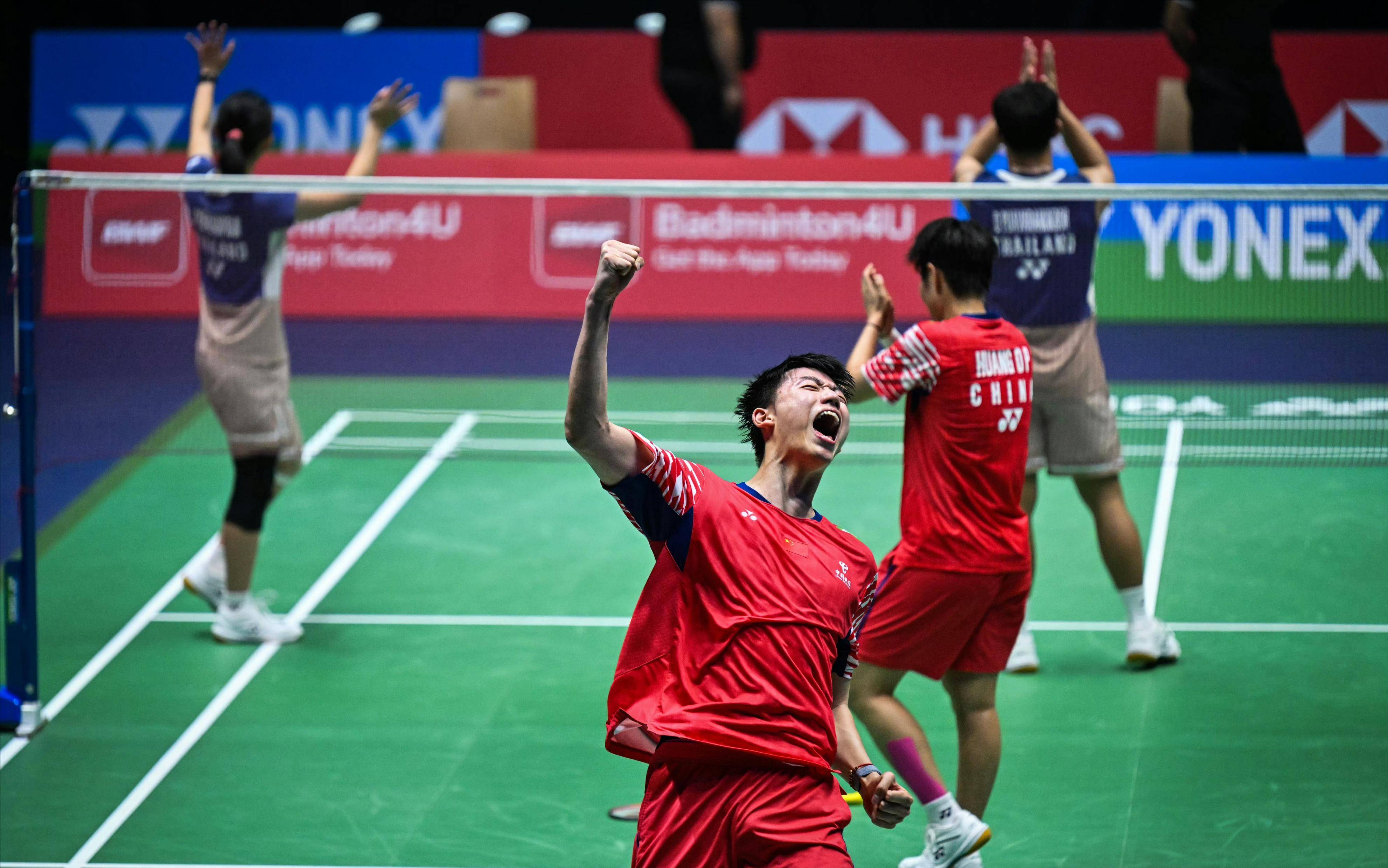 中国队碾压印尼队，石宇奇刷新纪录